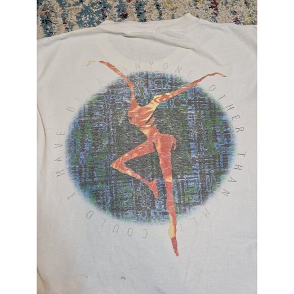 Vintage 90s Dave Matthews Band T-Shirt Could I Have Been Anyone Sz S/M THRASHED - Picture 1 of 9